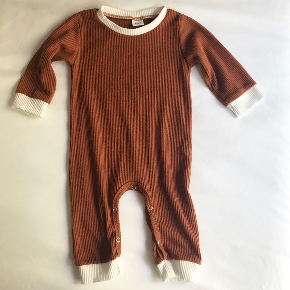 Retro-Inspired Contrast One Piece | 9-12 mo